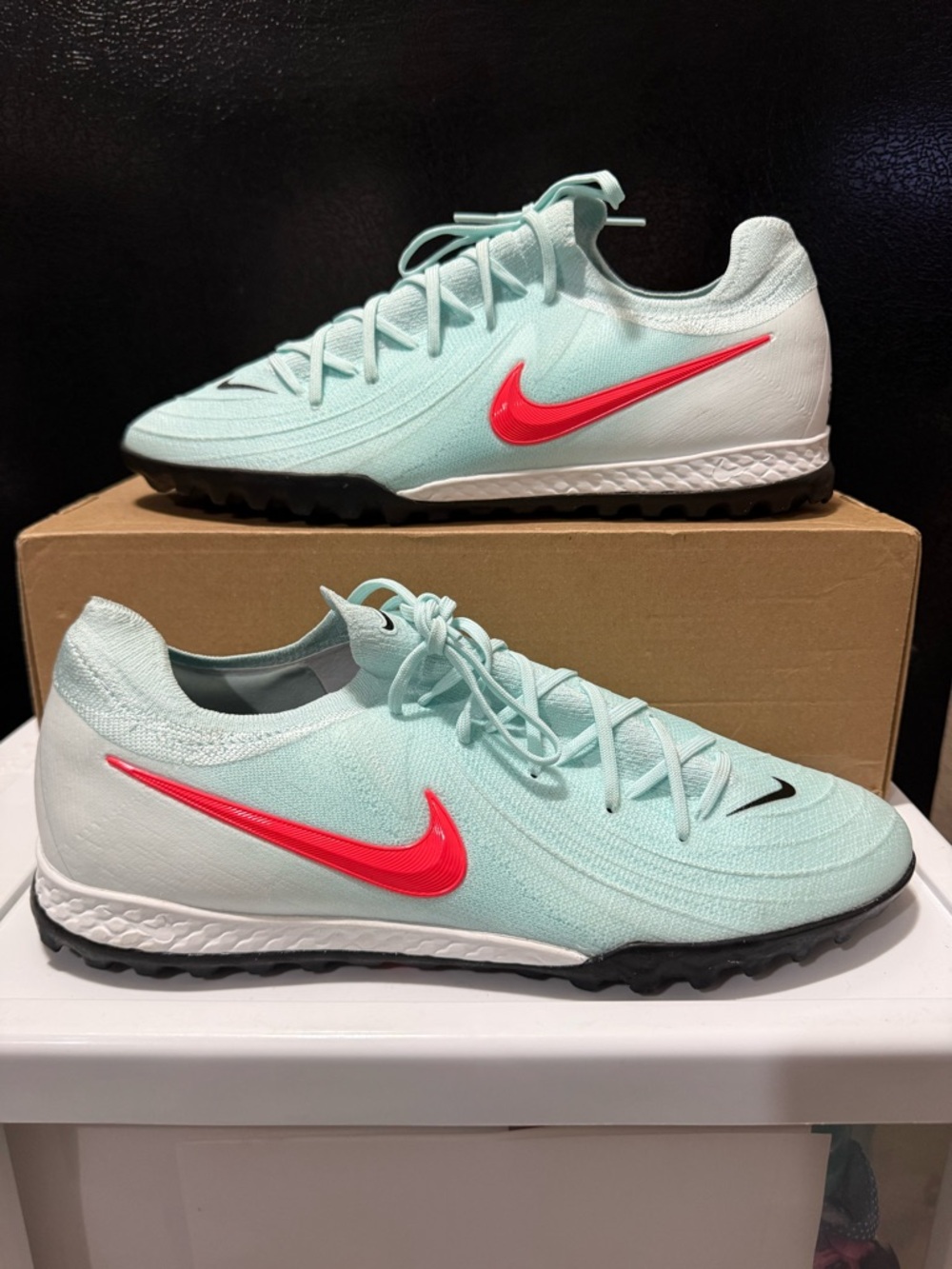 Nike Phantom GX 2 Pro TF Turf Soccer Shoes Mint FJ2583-300 Men's Size 11.5